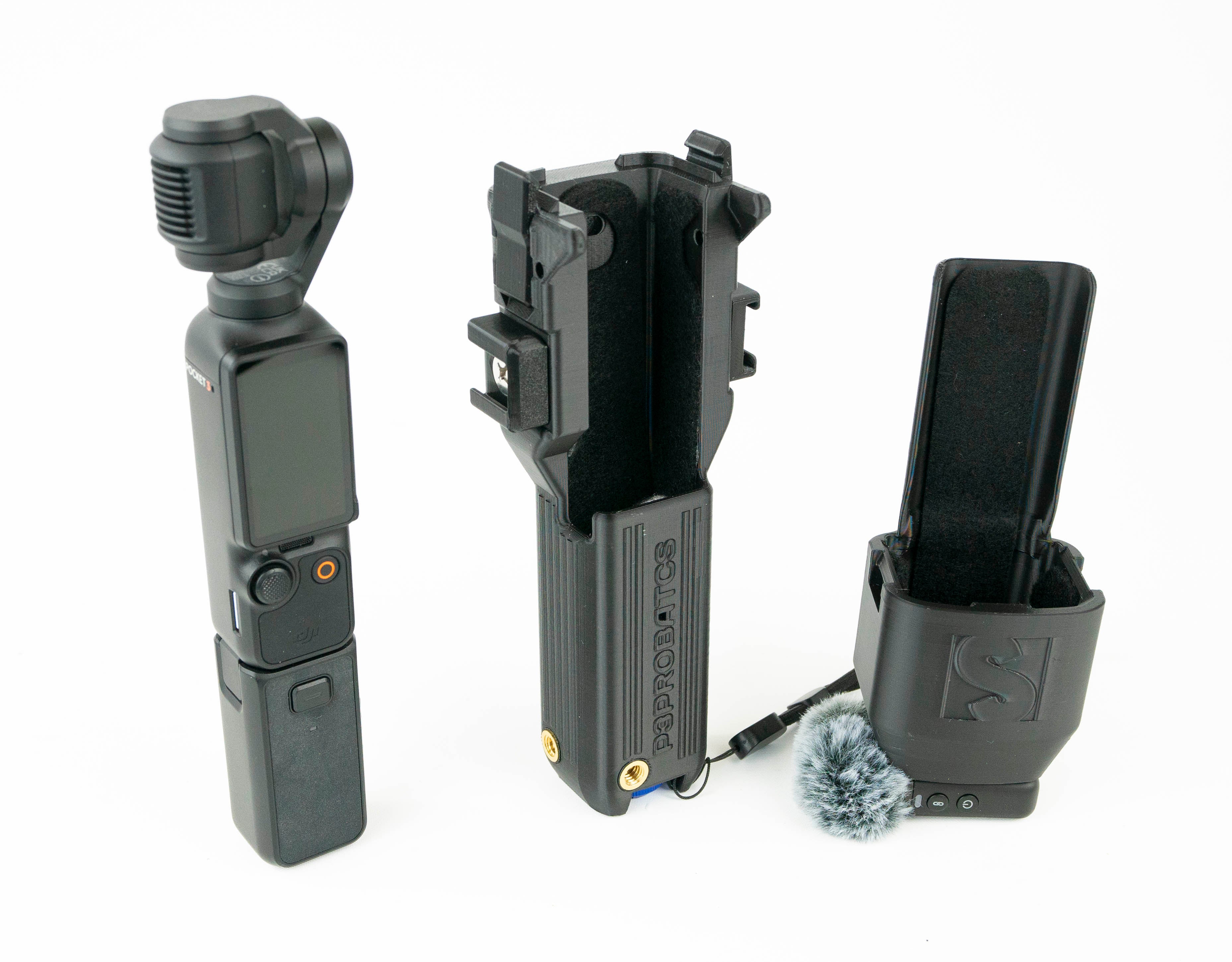 Pro Case für DJI Pocket 3 mit Akkuverlängerung